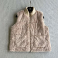 MONCLER 25S DOWN VEST IN LIGHT PINK 044