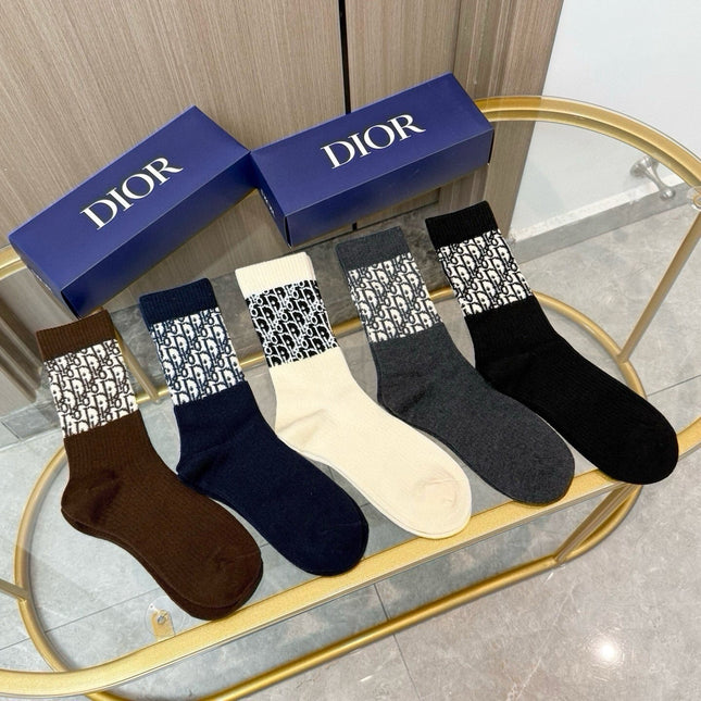 DIOR 26S CREW SOCKS 403609 (1 BOX)