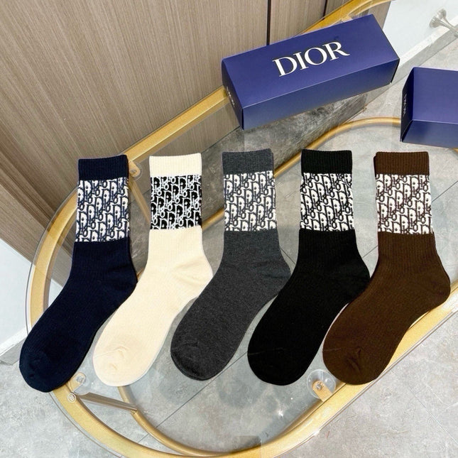 DIOR 26S CREW SOCKS 403609 (1 BOX)