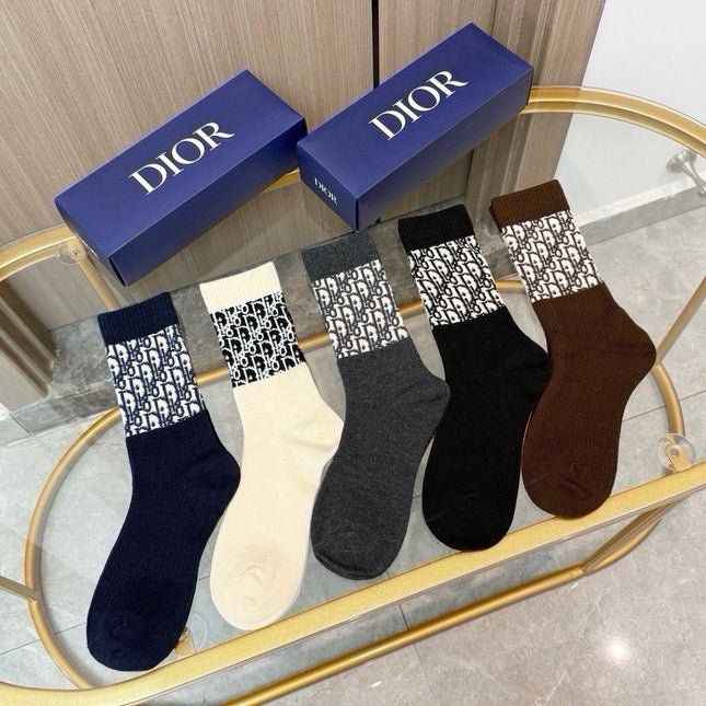 DIOR 26S CREW SOCKS 403609 (1 BOX)