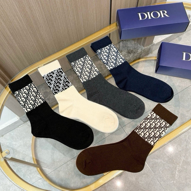 DIOR 26S CREW SOCKS 403609 (1 BOX)