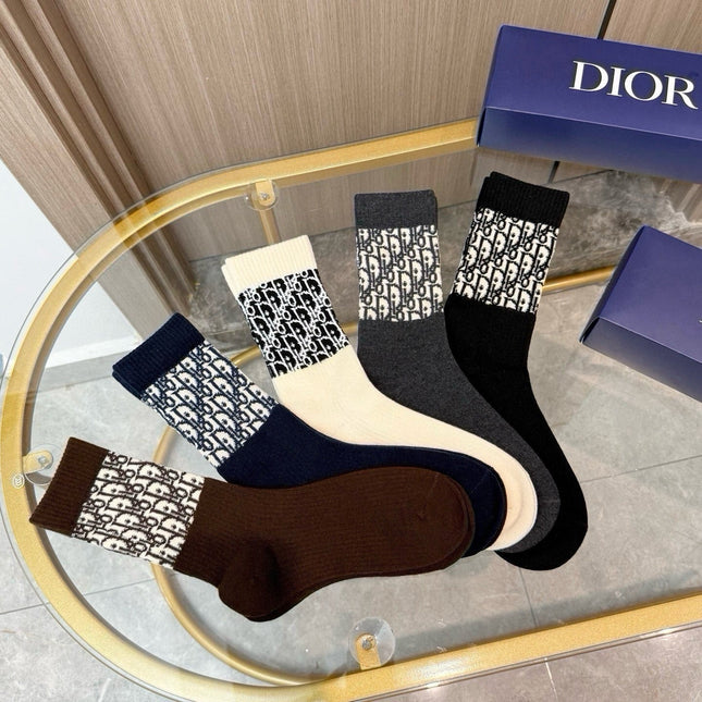 DIOR 26S CREW SOCKS 403609 (1 BOX)