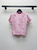 LV CREW NECK KNIT SWEATER 228112