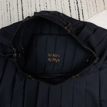 MIUMIU PLEATED MIDI SKIRT 275144