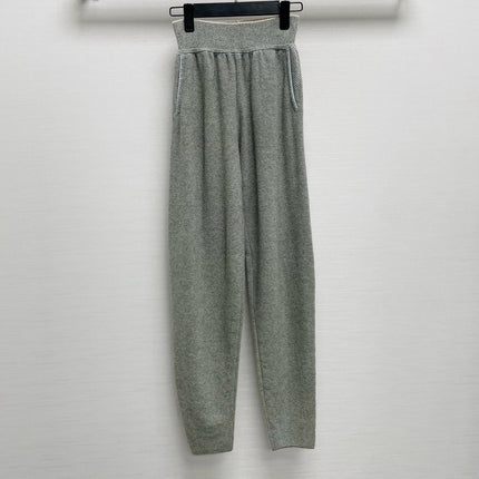 LORO PIANA 26S WIDE-LEG KNIT PANTS 856
