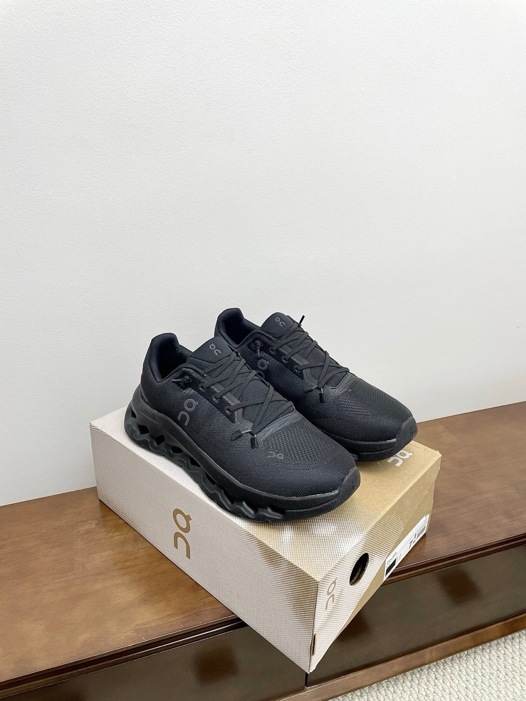LOEWE 26S CLOUDTILT SNEAKER IN BLACK RECYCLED POLYESTER