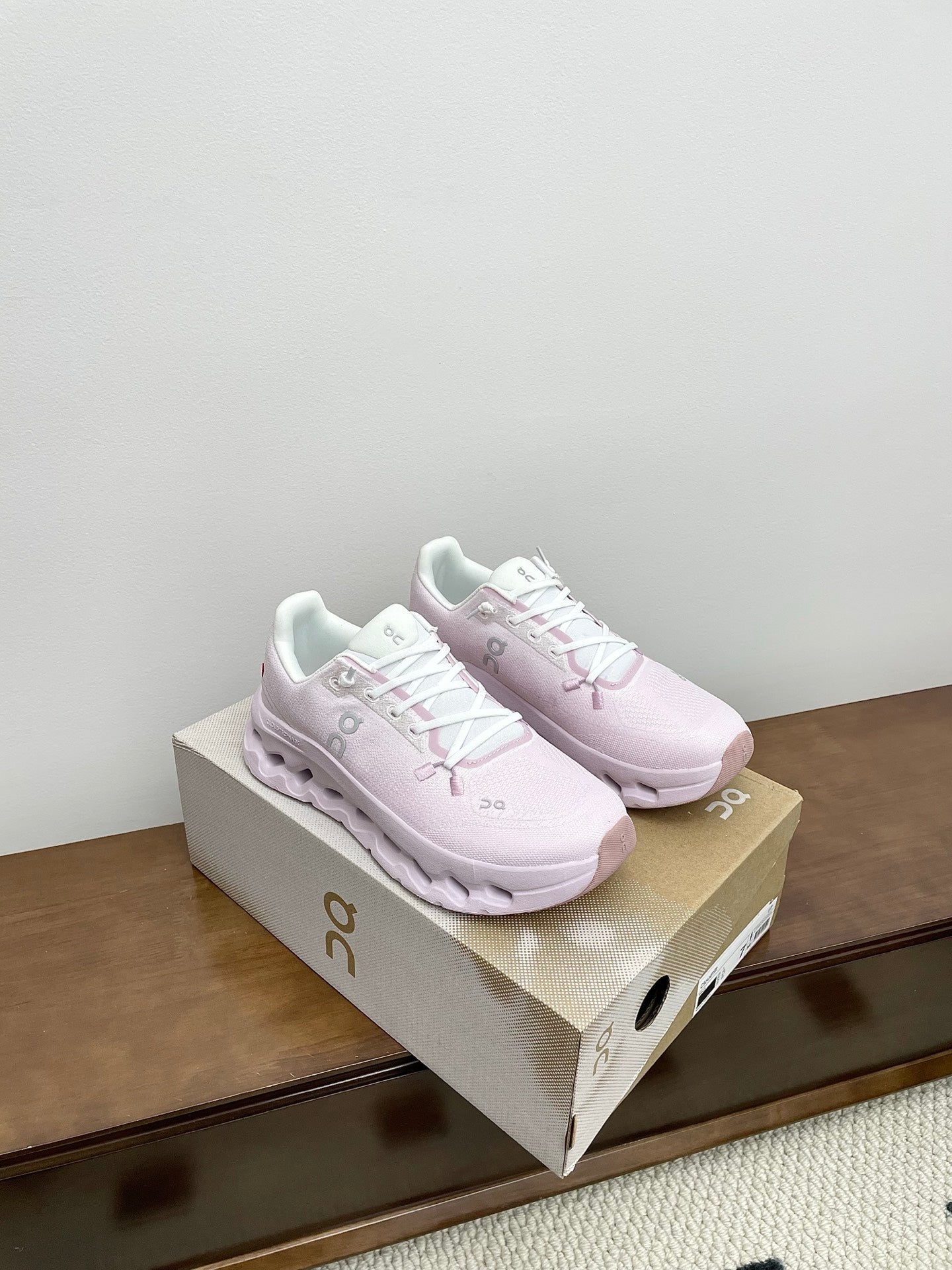 LOEWE 26S CLOUDTILT SNEAKER IN LIGHT PINK RECYCLED POLYESTER