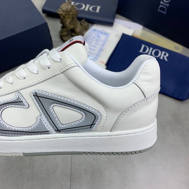 CD HOMME SNEAKERS WHITE CALFSKIN