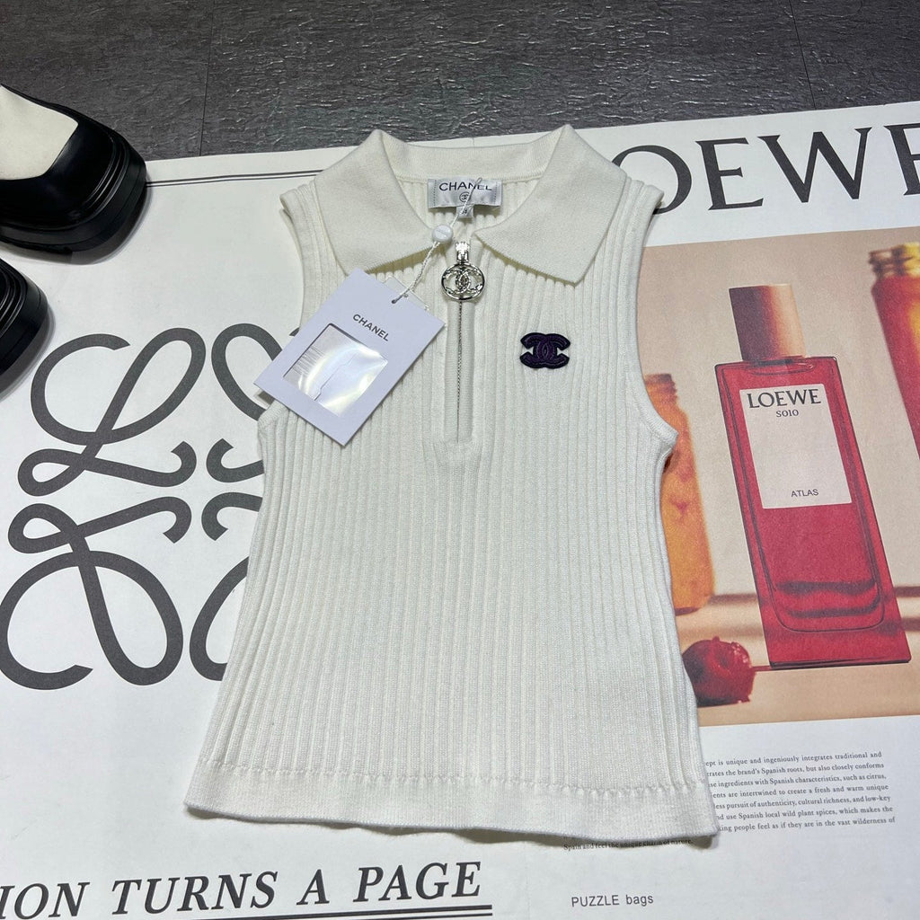 CHANEL 26S KNIT TANK TOP STYLE 1097