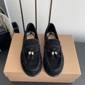 BURBERRY 26S LOAFERS IN BLACK SUEDE