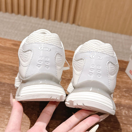 ALO 25S SALOMON XT WHISPER IN WHITE MESH FABRIC AND LAMBSKIN