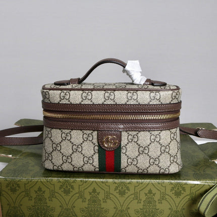 GUCCI 26S MINI CROSSBODY BAG 20 IN BEIGE CANVAS