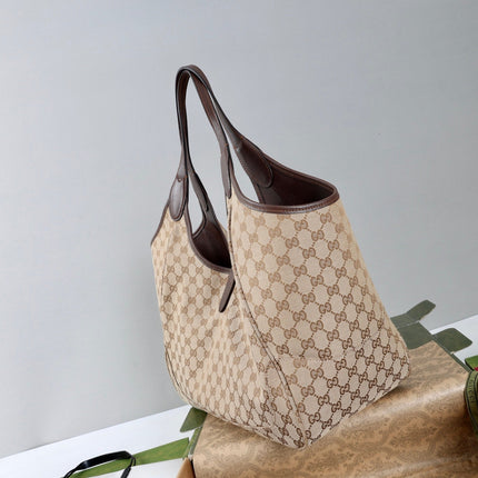 GUCCI 26S TOTE BAG 40 IN BEIGE CANVAS