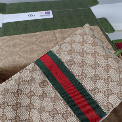 GUCCI 26S MINI POUCH 26 IN BEIGE CANVAS