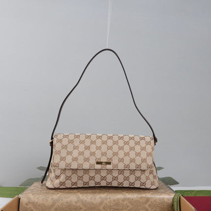 GUCCI 26S SHOULDER BAG 31 IN BEIGE CANVAS