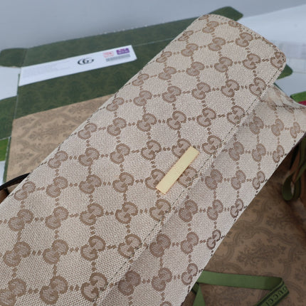 GUCCI 26S SHOULDER BAG 31 IN BEIGE CANVAS
