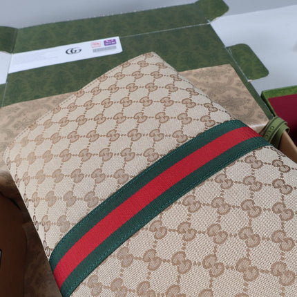 GUCCI 26S SHOULDER BAG 34 IN BEIGE CANVAS