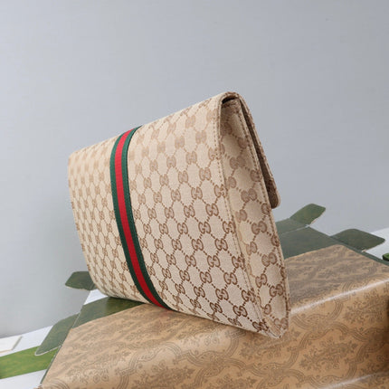 GUCCI 26S SHOULDER BAG 34 IN BEIGE CANVAS