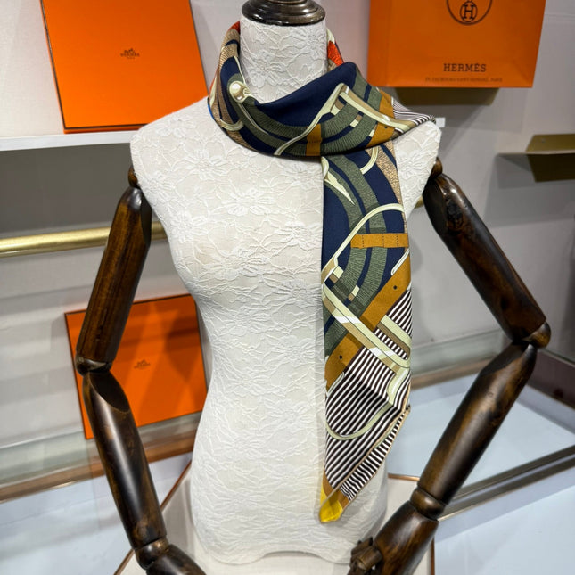HERMES 26S SCARF 90 IN SILK 307104