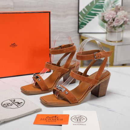 IVRESSE 65 SANDAL CARAMEL SUEDE
