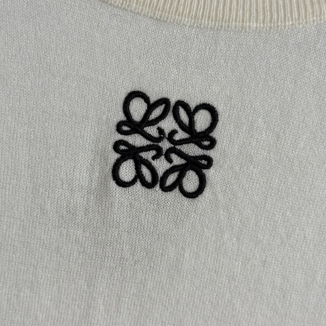 LOEWE SHORT-SLEEVE KNIT TOP STYLE 113