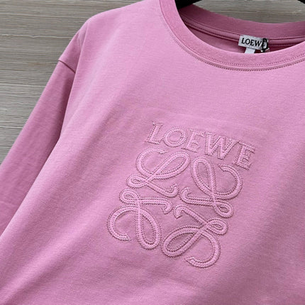 Loewe 25 Relaxed Fit T-shirt Lilac Cotton