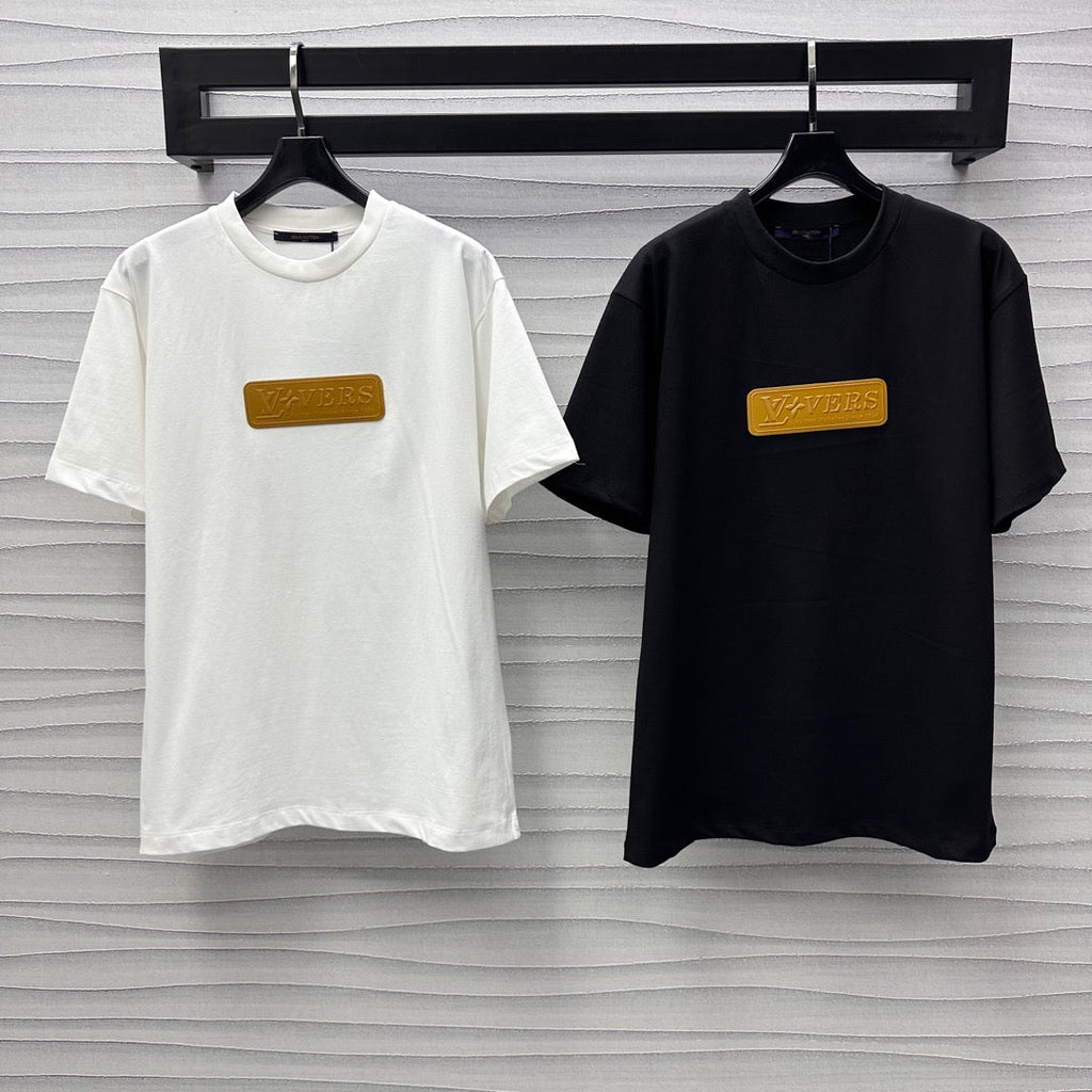 LV 25C VVN Patch Short-Sleeved Cotton Crewneck 229092