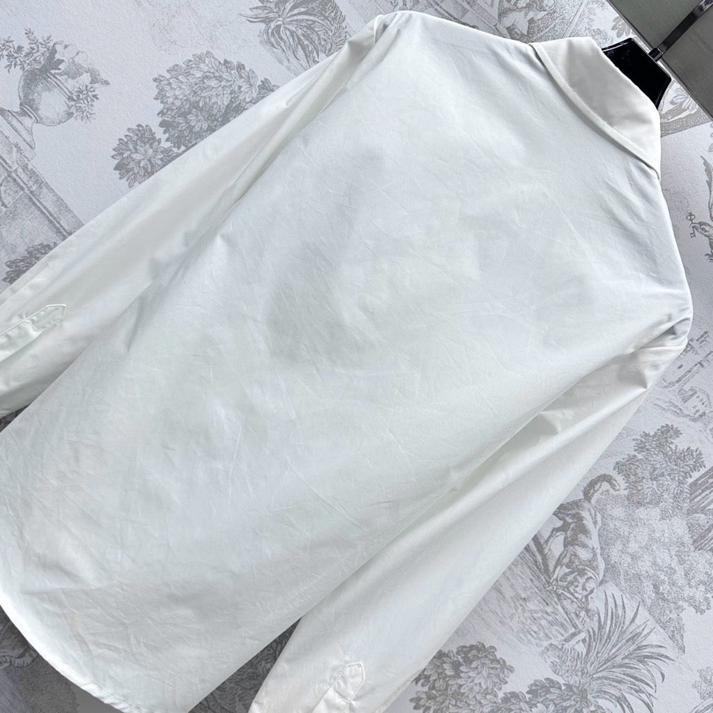 LV 25S EMBROIDERED HOLLOW SHIRT 264718