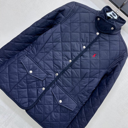 RALPH LAUREN 25S MEDIUM-LENGTH COTTON COAT 201