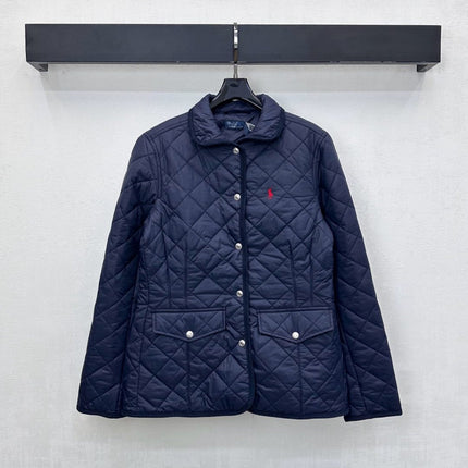 RALPH LAUREN 25S MEDIUM-LENGTH COTTON COAT 201