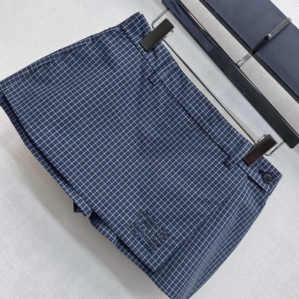 MIUMIU 26S MINI PLAID SKORT 894