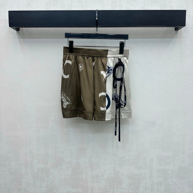 CELINE 26S SILK SHORTS 452