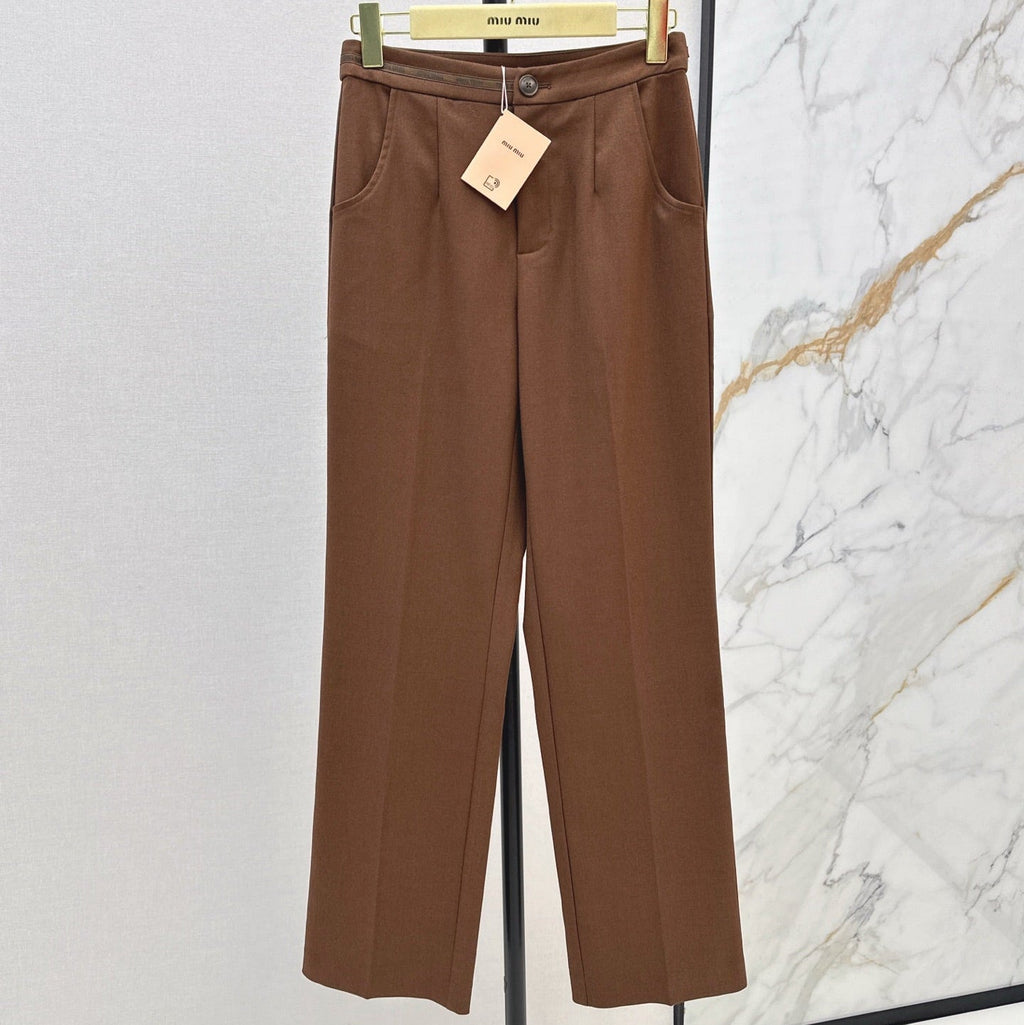 MIUMIU 26S WIDE LEG PANTS 954