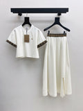 BURBERRY 26S TOP AND SKIRT SET 422