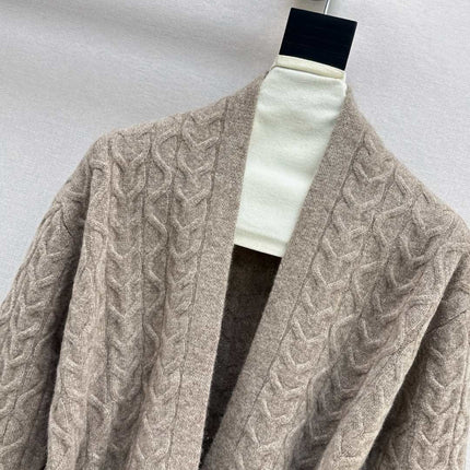 HERMES 25S LONG KNIT CARDIGAN 150