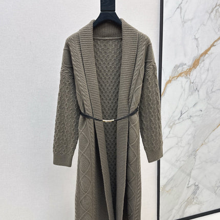 HERMES 25S LONG KNIT CARDIGAN 99430