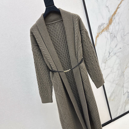HERMES 25S LONG KNIT CARDIGAN 99430