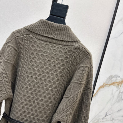 HERMES 25S LONG KNIT CARDIGAN 99430
