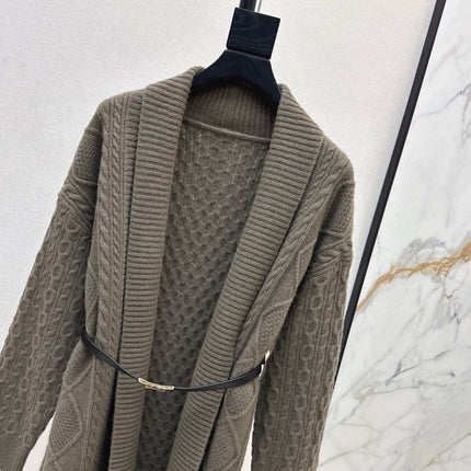 HERMES 25S LONG KNIT CARDIGAN 99430