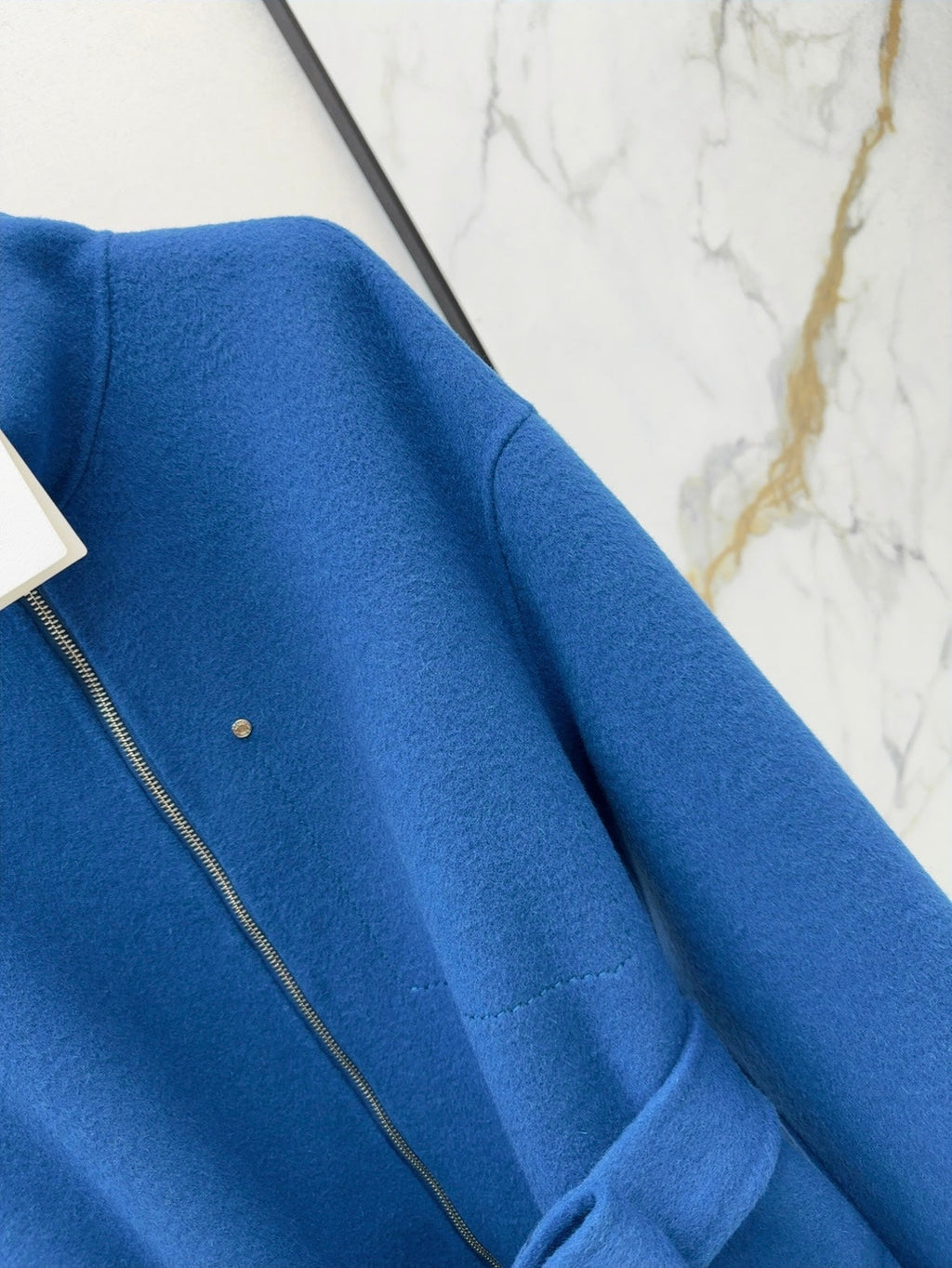 HERMES 25S STAND-COLLAR ZIP-UP JACKET 96710
