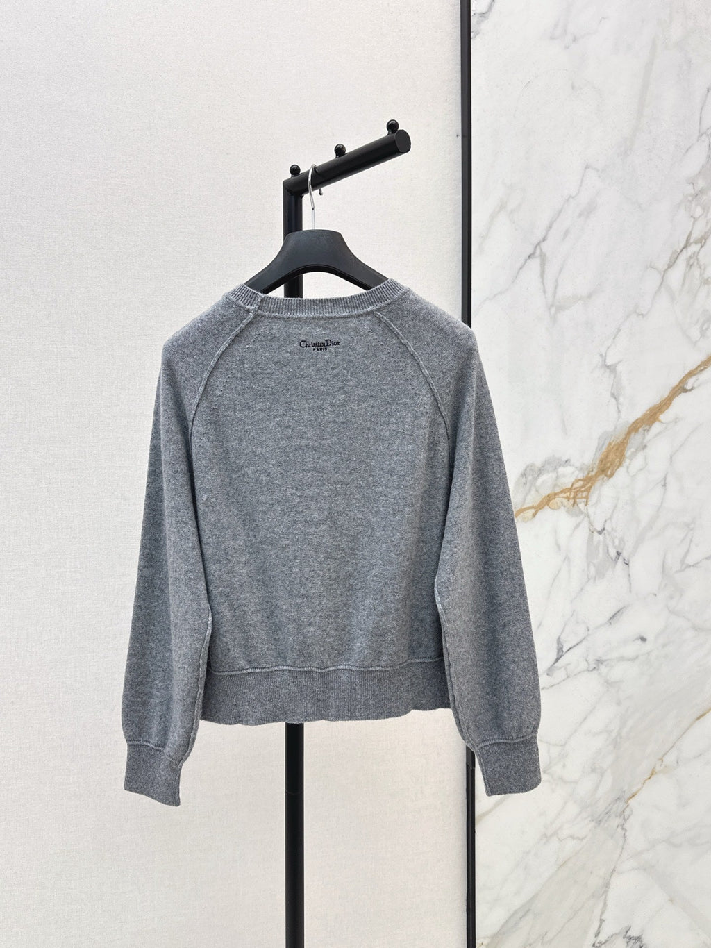 DIOR 25S FLORAL EMBROIDERED CASHMERE SWEATER 593