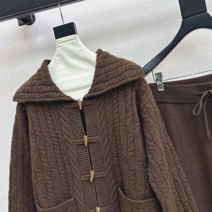 MAX MARA 25S OVERSIZED KNIT SET 034