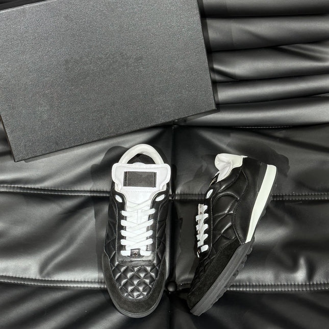 CC OTHER PLAID PATTERNS CASUAL STYLE BLACK SUEDE