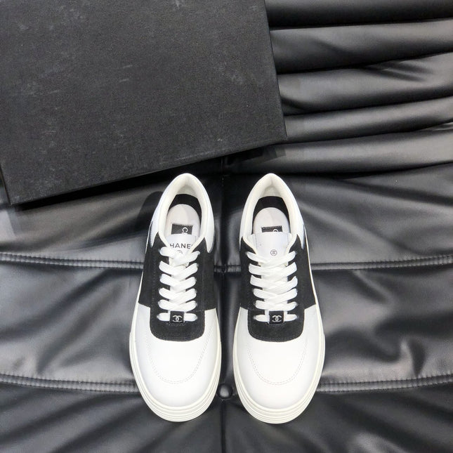 CC SNEAKERS TRAINERS BLACK SUEDE LEATHER