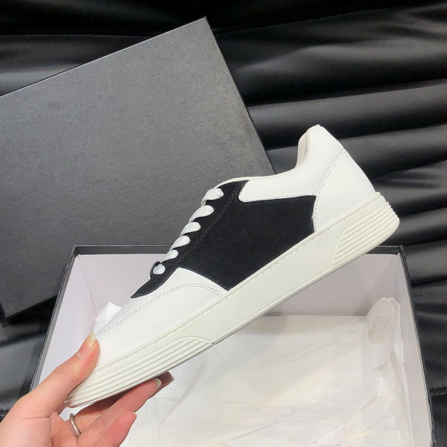 CC SNEAKERS TRAINERS BLACK SUEDE LEATHER