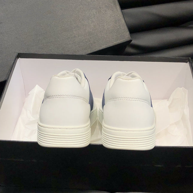 CC SNEAKERS TRAINERS SUEDE BLUE LEATHER