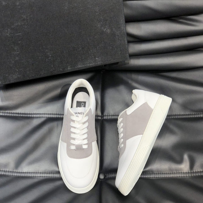 CC SNEAKERS TRAINERS GREY SUEDE LEATHER