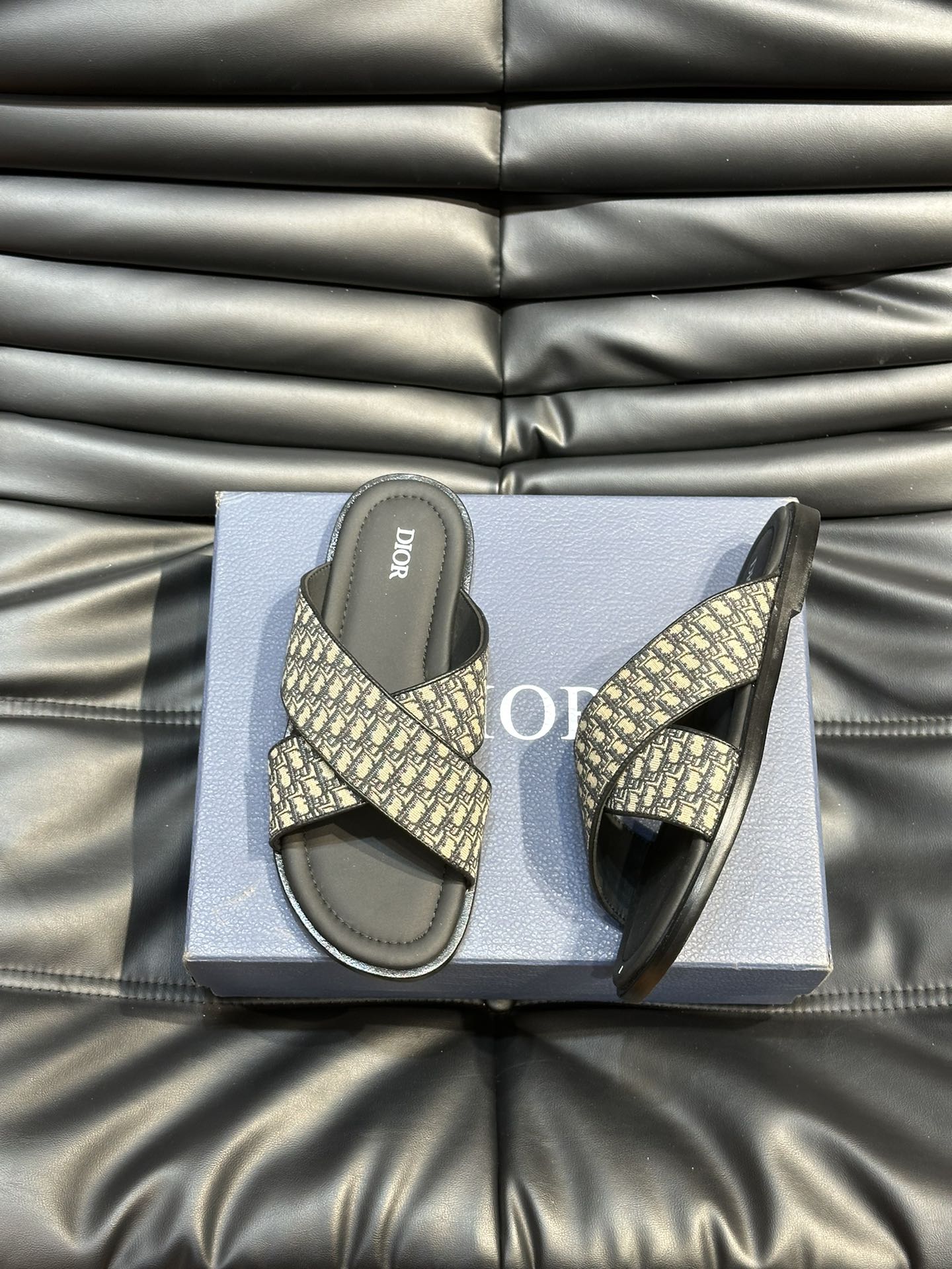 CD ALIAS SANDAL JUNIPER AND BEIGE JACQUARD