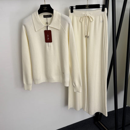 LORO PIANA 26S KNIT POLO PANTS SET 948