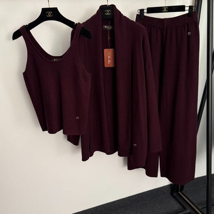 LORO PIANA 26S THREE-PIECE KNIT SET 945